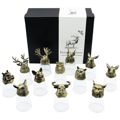 Forest and Mystical Creatures Shot Glass Gift Set, 12 x 25ml, showing the distinctive design – shot glass gift set product image 15