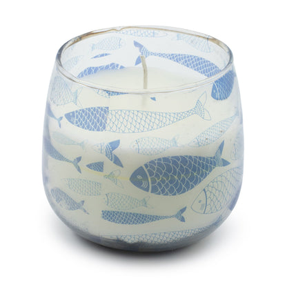 Medium Decorative Glass Jar Candle – Seabreeze product image 1, showing the distinctive design and materials