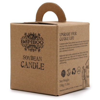 Soy Wax Jar Candle, Fig and Cassis, showing the distinctive design – soy wax candle product image 1
