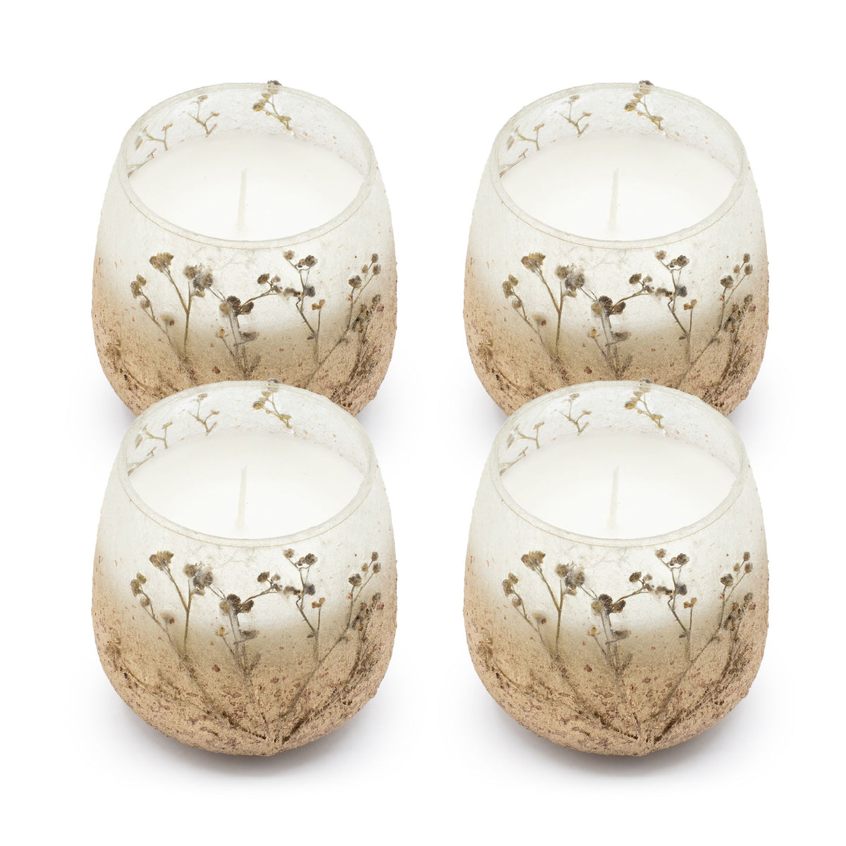 Medium Decorative Glass Jar Candle – Wildlight Woods product image 4, showing the distinctive design and materials