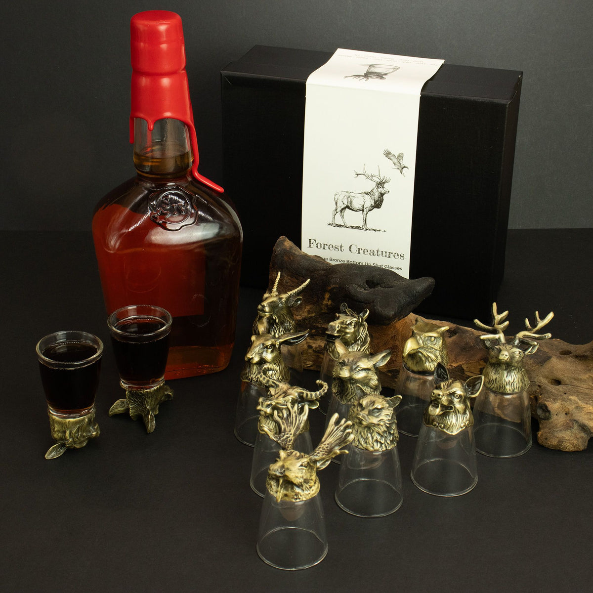 Forest and Mystical Creatures Shot Glass Gift Set, 12 x 25ml, showing the distinctive design – shot glass gift set product image 12
