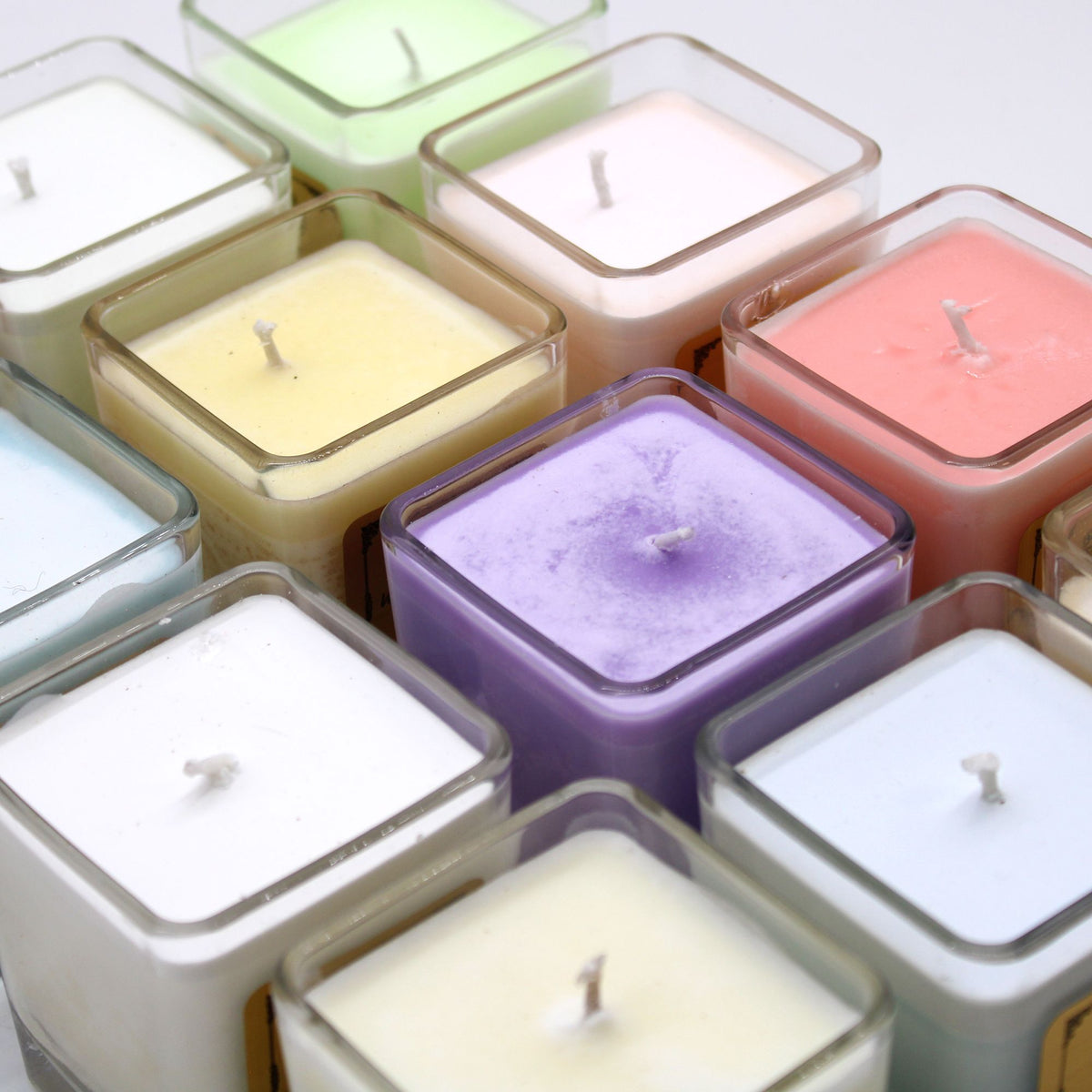 Soy Wax Jar Candle, Fig and Cassis, showing the distinctive design – soy wax candle product image 6