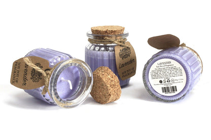 Vanilla Scented Soy Wax Pot Candle, showing the distinctive design – scented soy candle product image 4