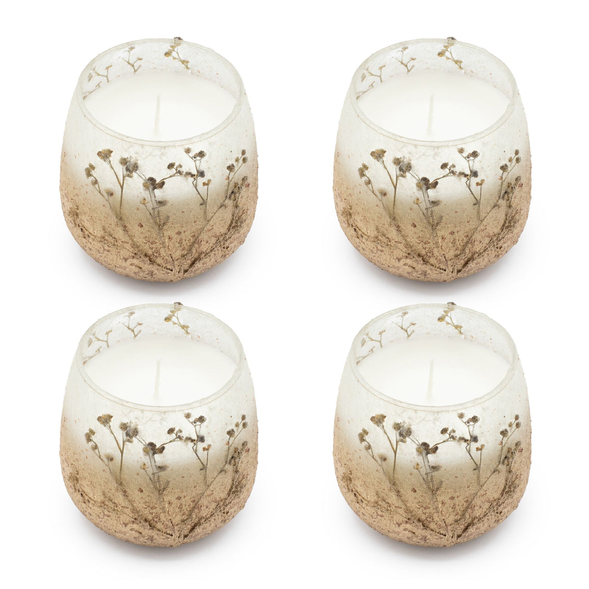 Small Decorative Glass Jar Candle – Wildlight Woods product image 4, showing the distinctive design and materials
